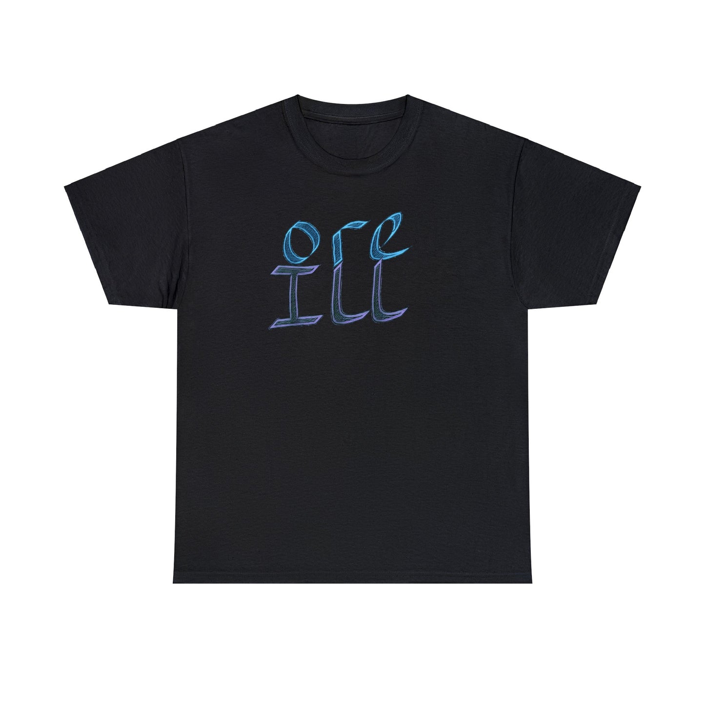 ICE. ore. ill. DTG direct to garment Heavy Cotton Tee