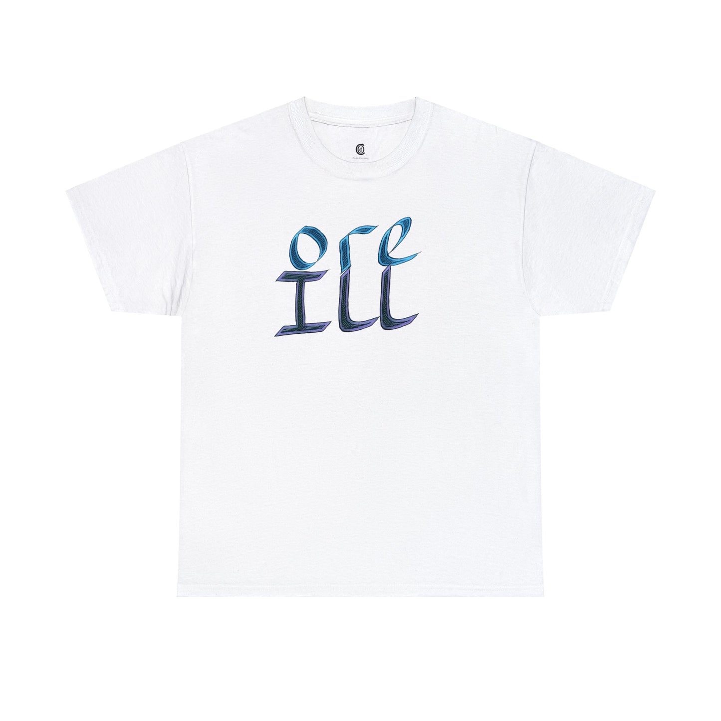 ICE. ore. ill. DTG direct to garment Heavy Cotton Tee