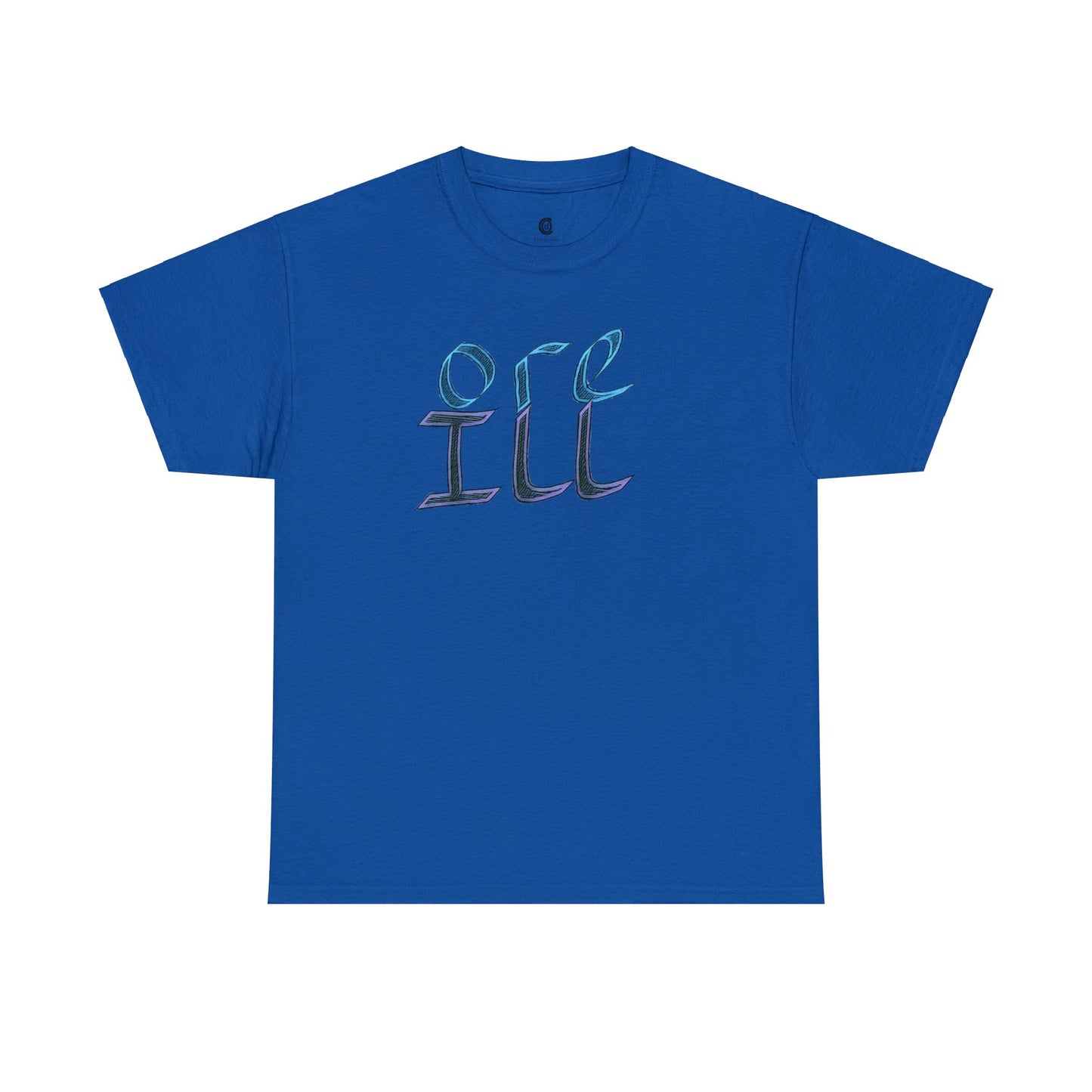 ICE. ore. ill. DTG direct to garment Heavy Cotton Tee